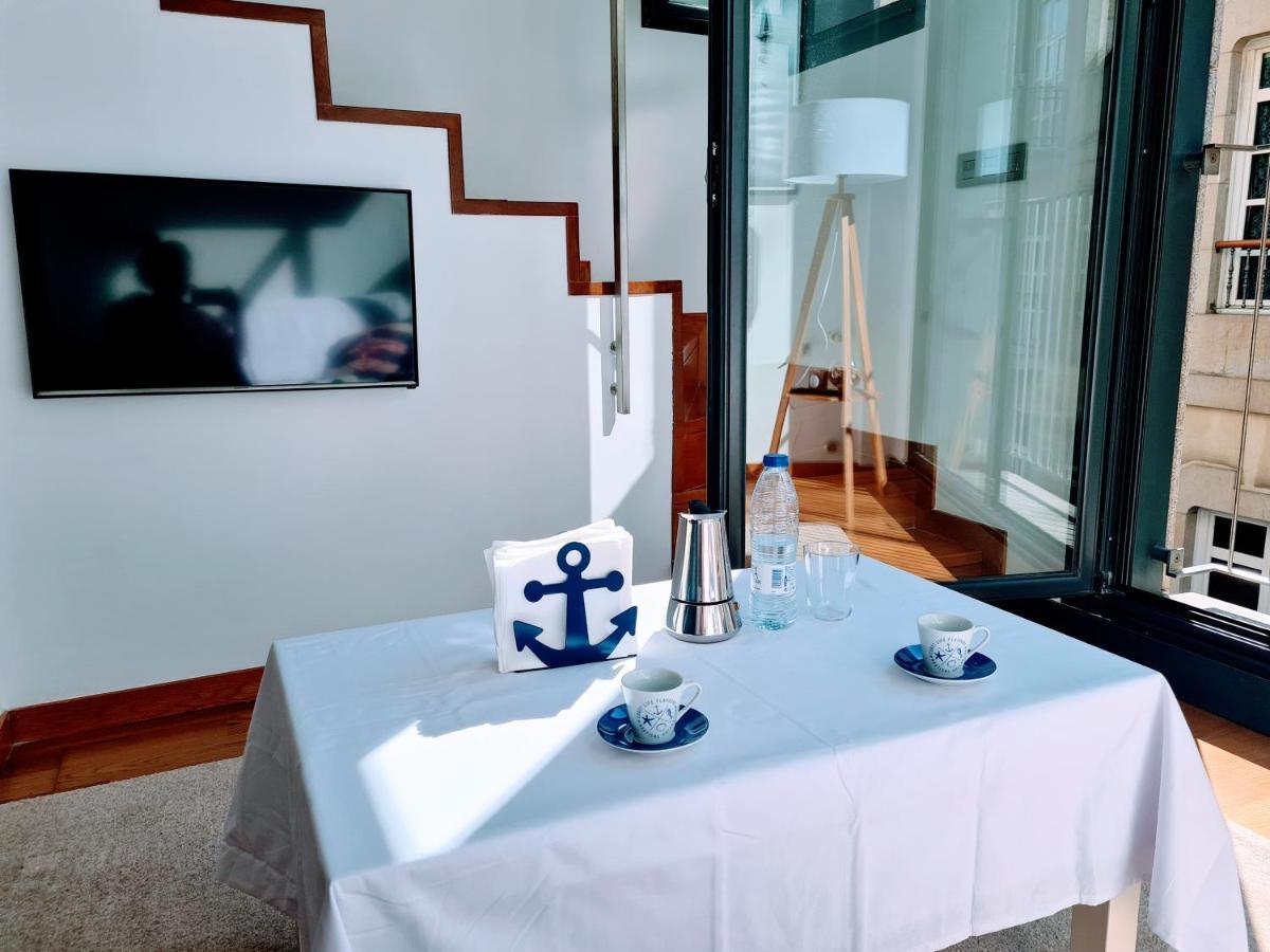 El Camarote Del Fraga Apartamento En Pleno Centro De Vigo Con Parking Exteriör bild